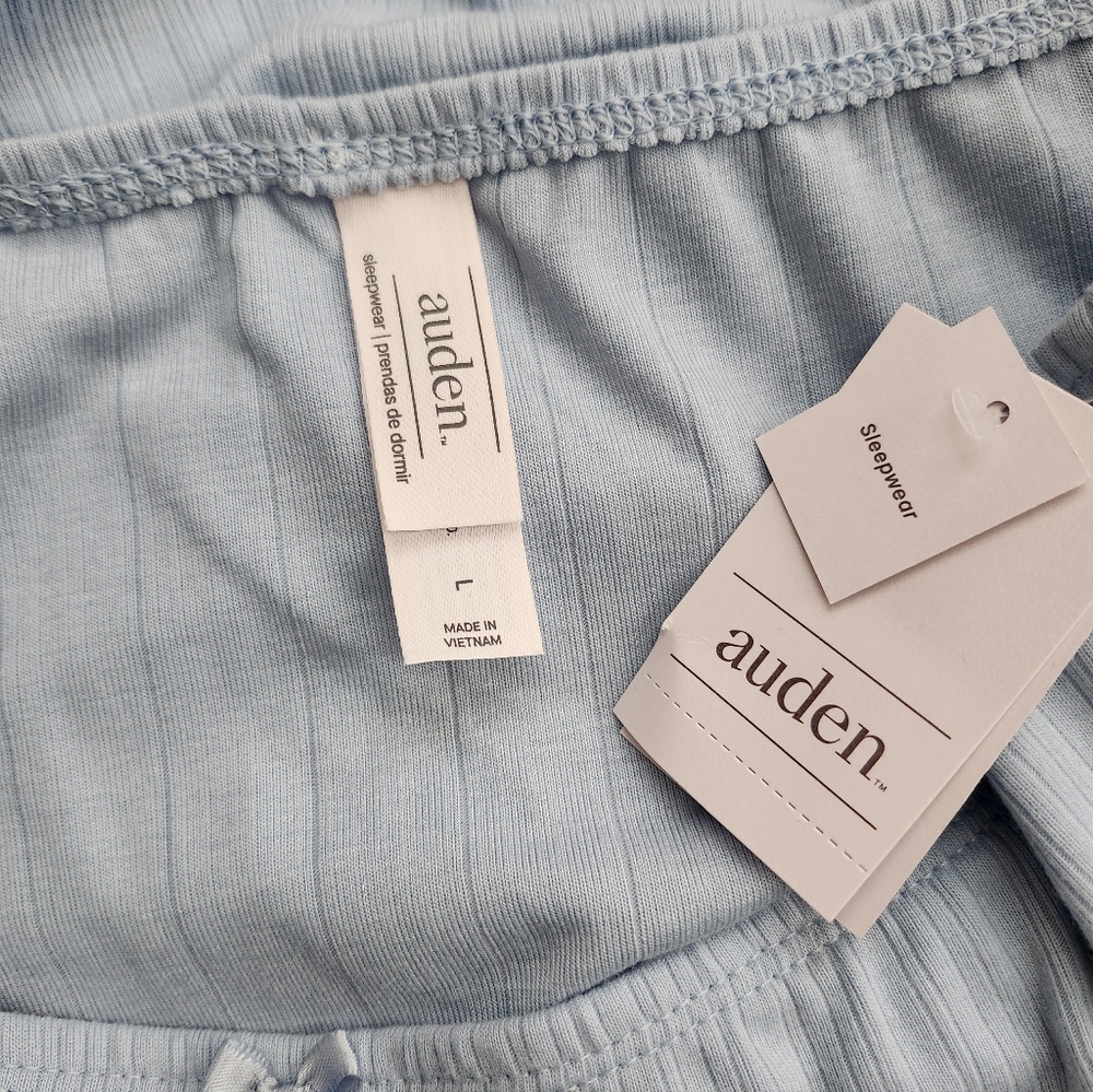 Auden Blue Ribbed Skirt - Picture 2 of 6